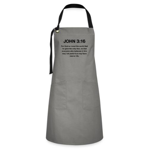 John 3:16 Christian Apparel – Bible Verse Clothing - Artisan Apron