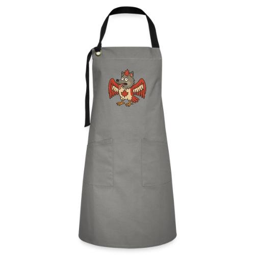 Maple-Mad Wolfbird – Quirky Canadian Creature - Artisan Apron