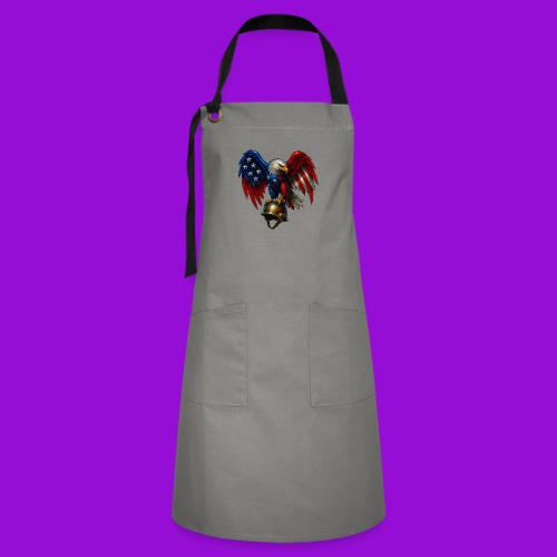 American Flag Bald Eagle - Helmet - Artisan Apron