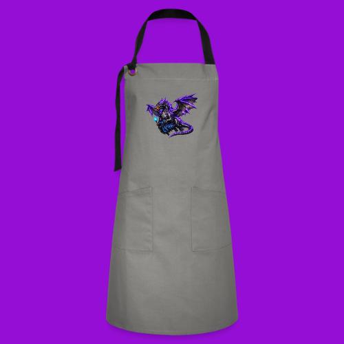 Neon Dragon and Battle Mage - Artisan Apron