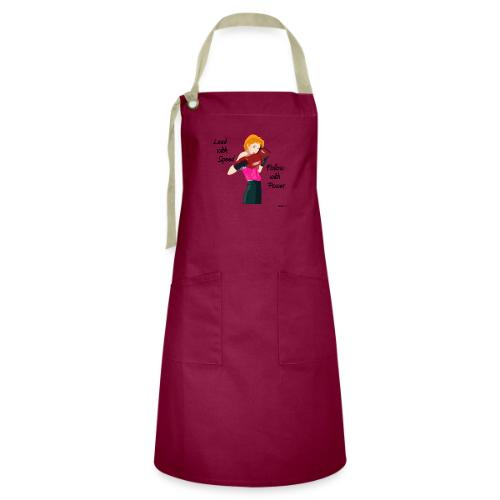 lead with speed 001 tufchick - Artisan Apron