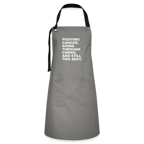 Cancer Fighter Quote - Artisan Apron
