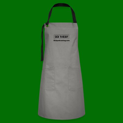 Sick N Heavy logos black - Artisan Apron