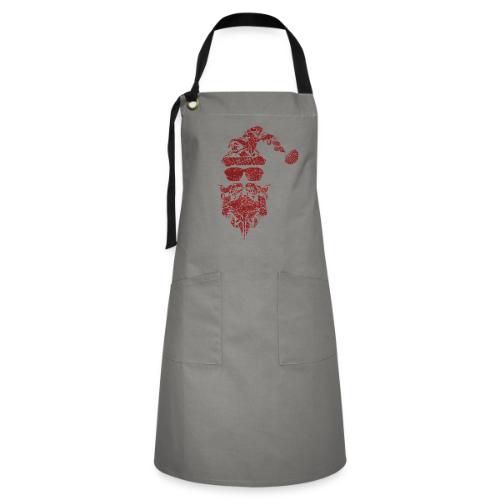 Red Coastal Inspired Santa Claus - Artisan Apron
