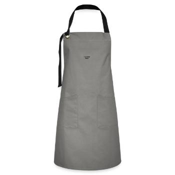 Custom shirt - Artisan Apron - gray/black - Front