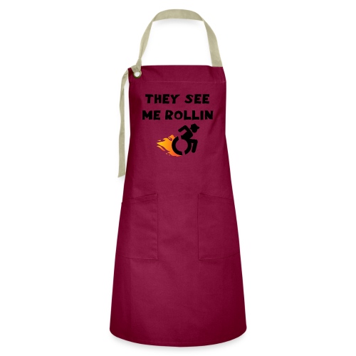 They see me rollin, for wheelchair users, rollers - Artisan Apron