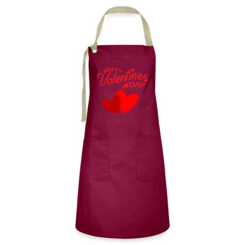 Heart design, Love, Valentine's Day, February 14 - Artisan Apron