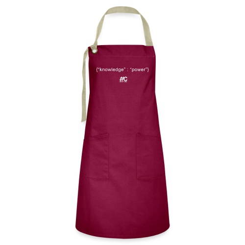 knowledge is the key - Artisan Apron