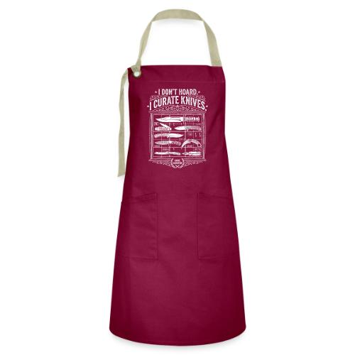 Knife Curator I Don't Hoard Funny Knife Collector - Artisan Apron