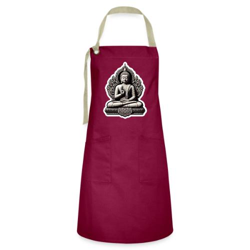 The Buddha Displaying Hand Mudra - Artisan Apron