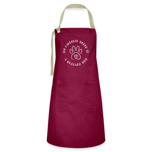 Favorite breed? Rescued dog! - Artisan Apron