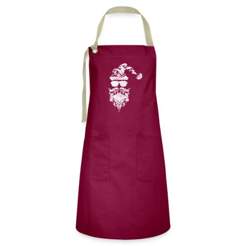 Coastal Christmas Santa White - Artisan Apron
