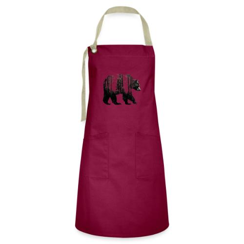 Evergreen Bear Silhouette - Artisan Apron