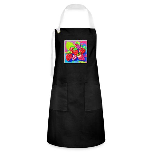 Pop Art Strawberries - Artisan Apron