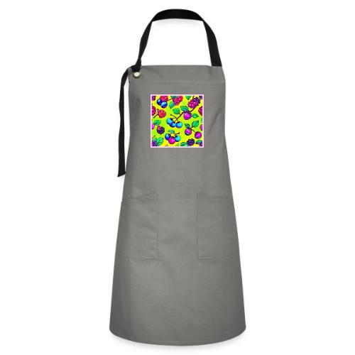 Bright Berry Fruit Pattern - Artisan Apron