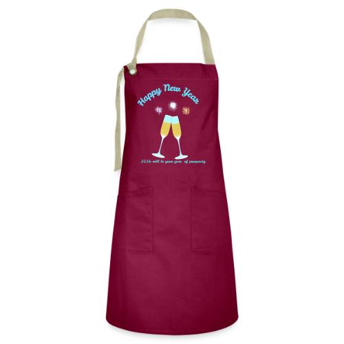 Happy New Year 2026 Prosperity Design - Artisan Apron
