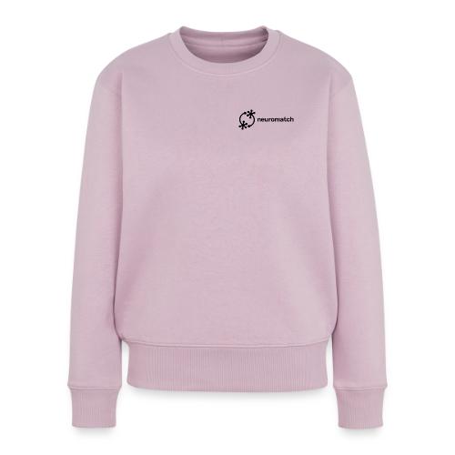 NM Name Logo (Black) - Women's Premium Slim Fit Sweatshirt