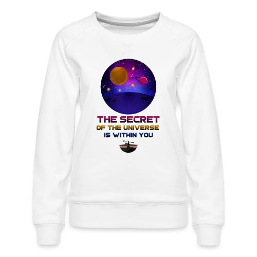 The Secret Of The Universe - Women's Premium Slim Fit Sweatshirt