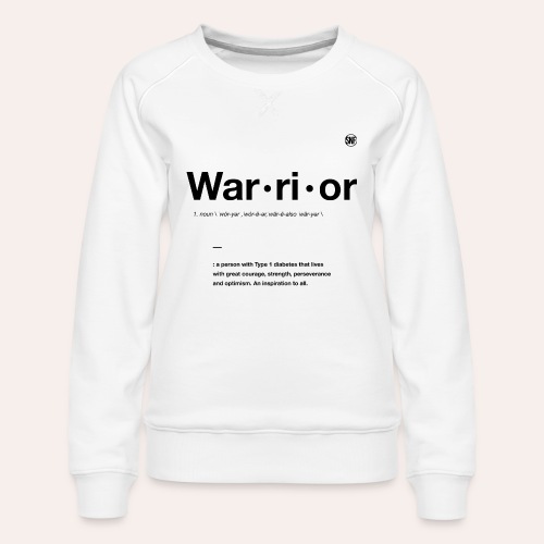Warrior - Women's Premium Slim Fit Sweatshirt