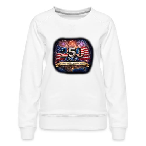 USA 250th Celebration - Women's Premium Slim Fit Sweatshirt