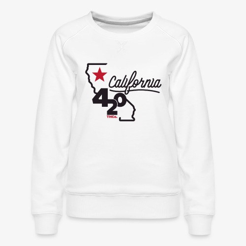 California 420 - Women's Premium Slim Fit Sweatshirt