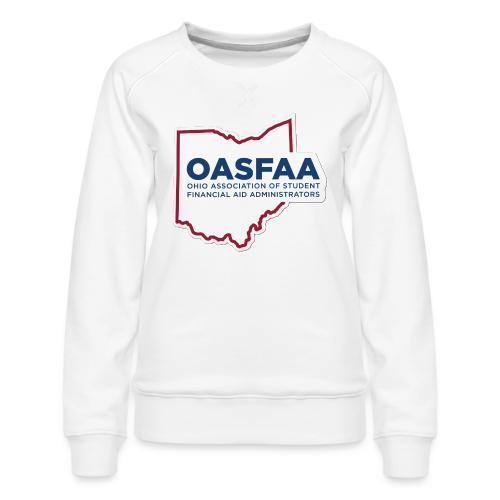OASFAA Logo Color Cutout - Women's Premium Slim Fit Sweatshirt