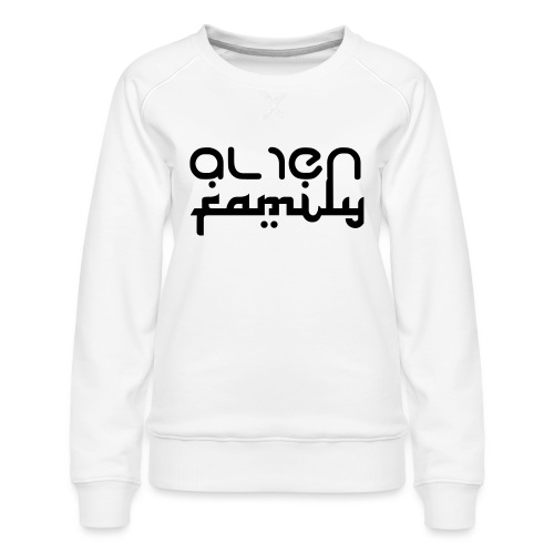 Alien Fam logo Tee - Women's Premium Slim Fit Sweatshirt