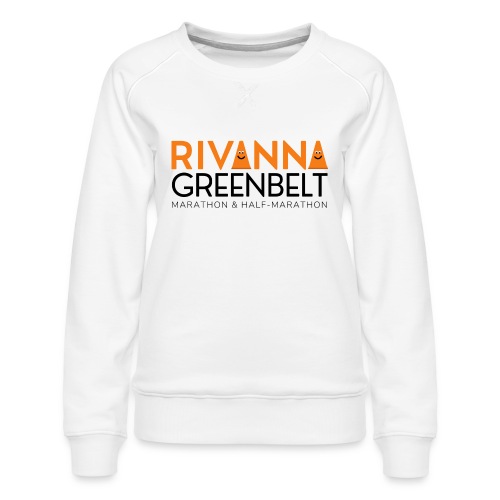 RIVANNA GREENBELT (orange/black) - Women's Premium Slim Fit Sweatshirt