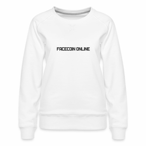 facecoin online dark - Women's Premium Slim Fit Sweatshirt
