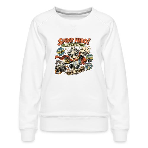 Analog Supplies Retro Film Camera Hero - Women's Premium Slim Fit Sweatshirt