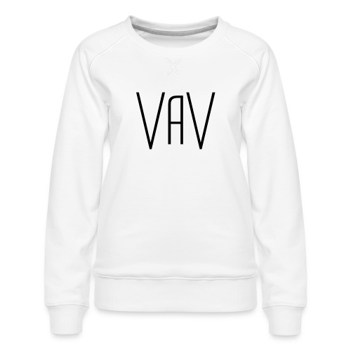 VaV.png - Women's Premium Slim Fit Sweatshirt