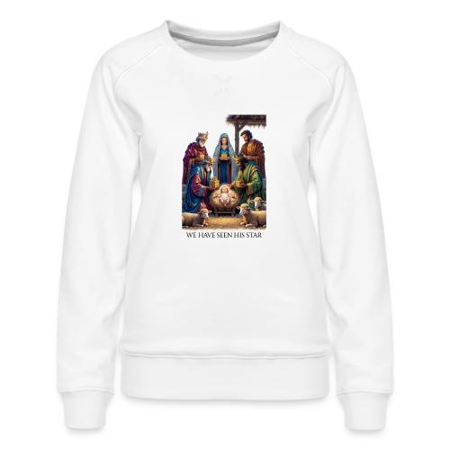 Three Wise Men T-Shirt - Women's Premium Slim Fit Sweatshirt