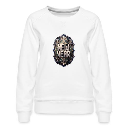 Evergreen New Year T-Shirt - Women's Premium Slim Fit Sweatshirt