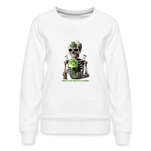 Eternal Stout Skeleton Graphic Tee - Women's Premium Slim Fit Sweatshirt