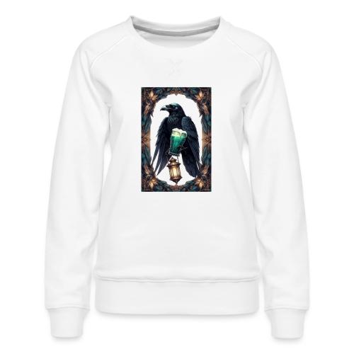 Pint of No Regrets Just Shenanigans Raven T-Shirt - Women's Premium Slim Fit Sweatshirt