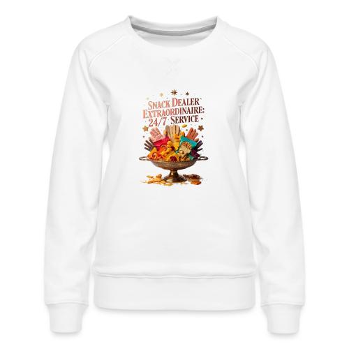 Snack Dealer Extraordinaire Tee, Mum Gift - Women's Premium Slim Fit Sweatshirt