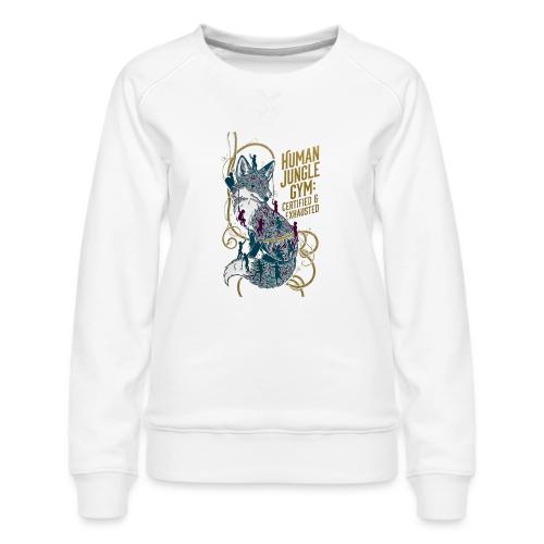 Human Jungle Gym Fox Tee - Women's Premium Slim Fit Sweatshirt