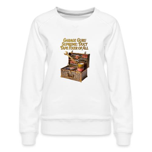 Garage Guru T Shirt - Women's Premium Slim Fit Sweatshirt