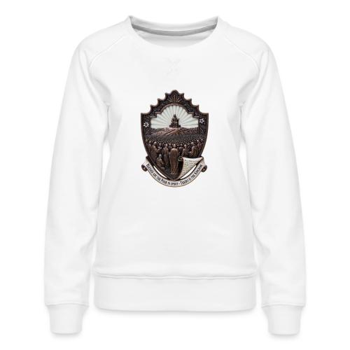 Sermon on the Mount T Shirt, Christian Faith Gift - Women's Premium Slim Fit Sweatshirt