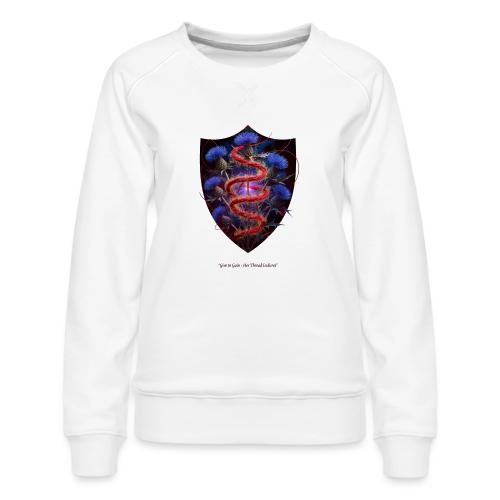 Women’s Day Crimson Thread Matriarch T Shirt, Gift - Women's Premium Slim Fit Sweatshirt