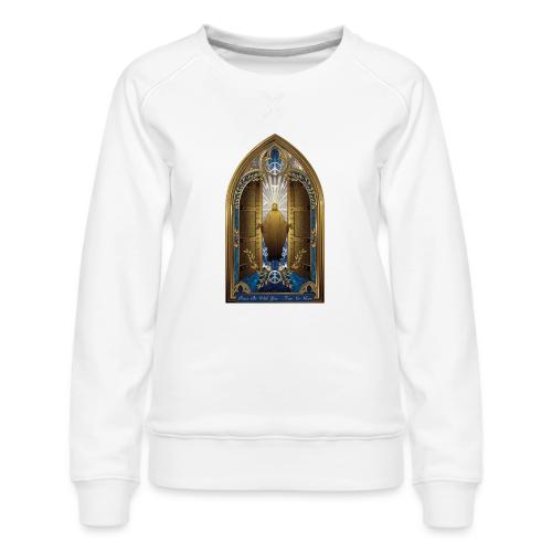 Easter Peace Be With You Locked Doors T Shirt,Gift - Women's Premium Slim Fit Sweatshirt