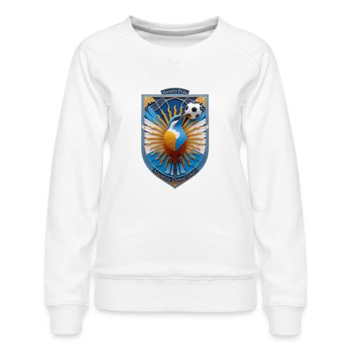 Argentina Hornero Soccer T Shirt, Football Gift - Women's Premium Slim Fit Sweatshirt
