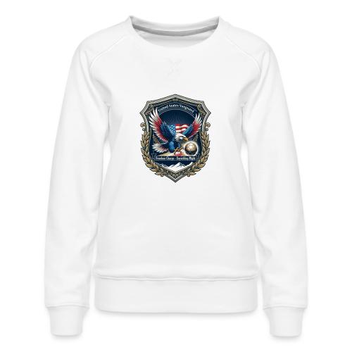 USA Eagle Vanguard T-Shirt,American Flag PrideGift - Women's Premium Slim Fit Sweatshirt