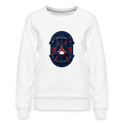 Paris Pride Heritage T Shirt, Soccer Fan Gift - Women's Premium Slim Fit Sweatshirt