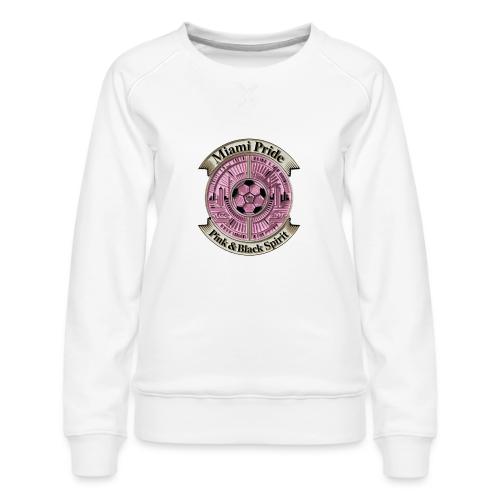 Miami Pride T Shirt, Soccer City Pride Gift - Women's Premium Slim Fit Sweatshirt