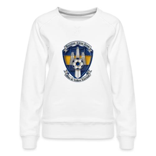 Buenos Aires Icon T Shirt, Soccer City Pride Gift - Women's Premium Slim Fit Sweatshirt