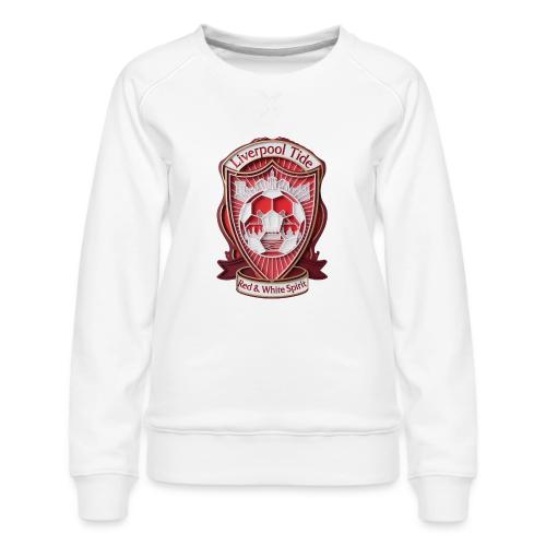 Liverpool Tide T Shirt, Soccer City Pride Gift - Women's Premium Slim Fit Sweatshirt