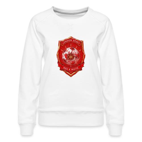 London is Red T Shirt, Football City Pride Gift - Women's Premium Slim Fit Sweatshirt