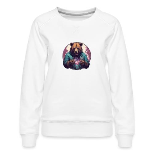 Magical Bear - Women's Premium Slim Fit Sweatshirt