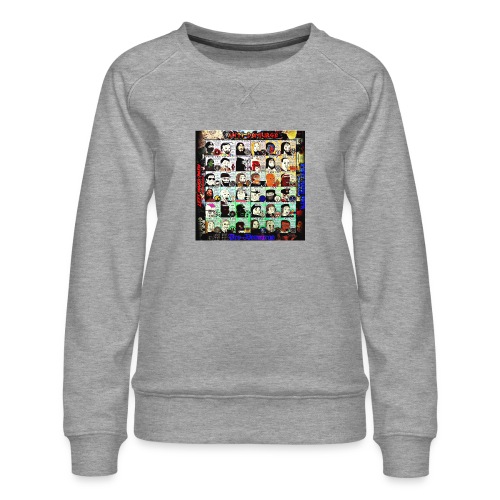 Demiurge Meme Grid - Women's Premium Slim Fit Sweatshirt